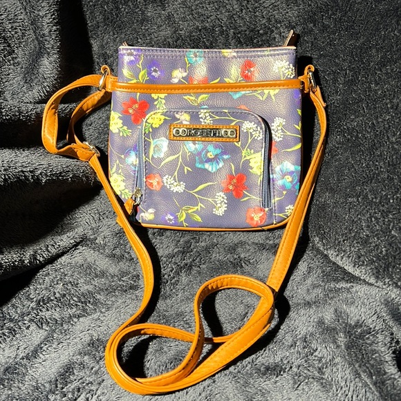 Rosetti Bags Rossetti Crossbody Bag Blue With Flowers Poshmark